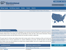 Tablet Screenshot of geniemove.com